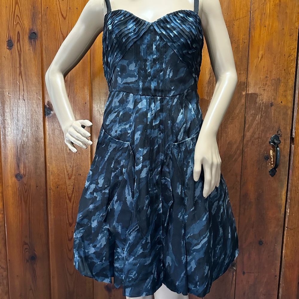 Modern Silk Cocktail Dress w/ Adjustable Lingerie-style Straps